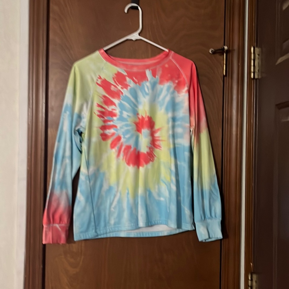 rainbow tie dye sweatshirt